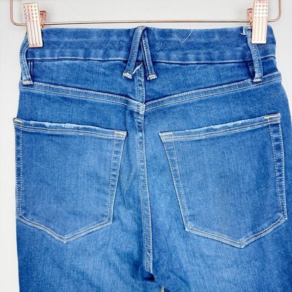 GOOD AMERICAN | Good Waist Dark Denim Blue434 Skinny Jeans Women’s Size 0/25 - Picture 10 of 11